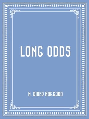 cover image of Long Odds